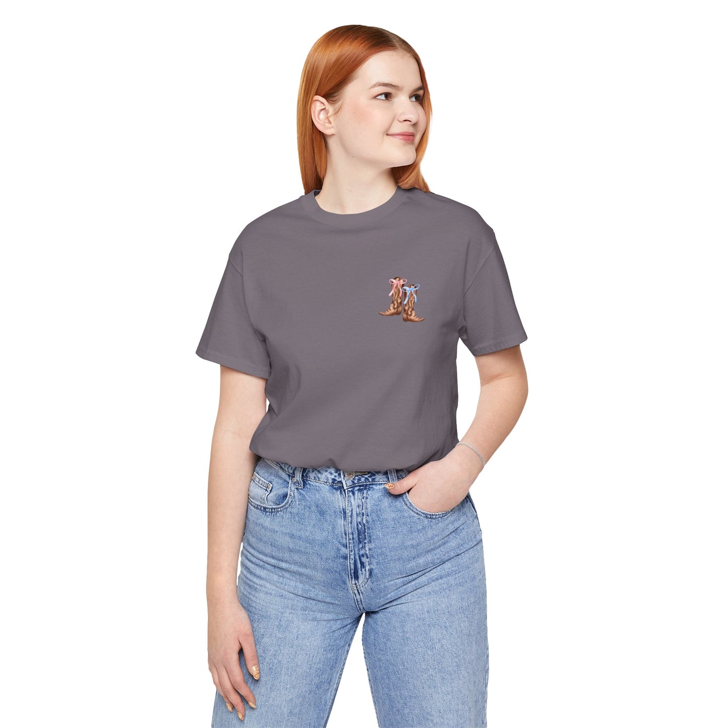 Let's Get Western Women's Tshirt, Bella Canvas, Cowgirl Shirt, Boot Shirt, Bow Shirt, Trendy, Gifts For Her