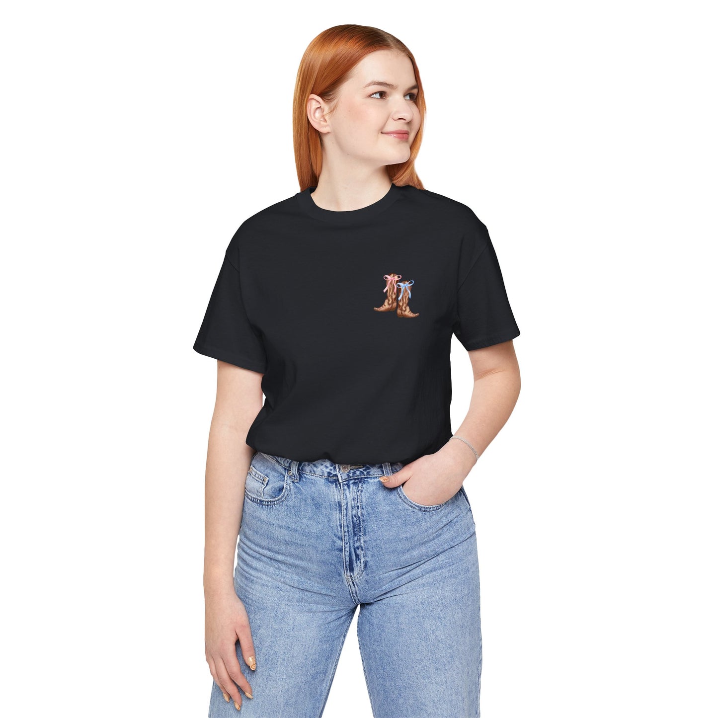 Let's Get Western Women's Tshirt, Bella Canvas, Cowgirl Shirt, Boot Shirt, Bow Shirt, Trendy, Gifts For Her