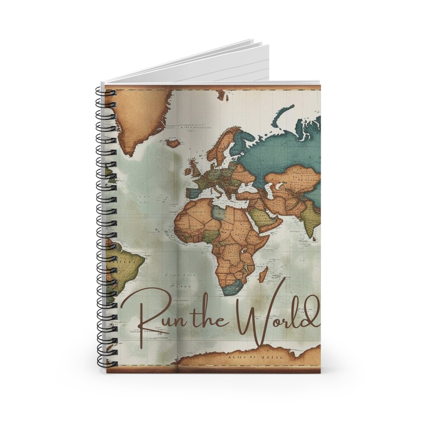 Spiral Notebook, Journal, Gifts for Her, Notebooks for Travelers, Notebooks for Leaders, Gifts for Coworkers