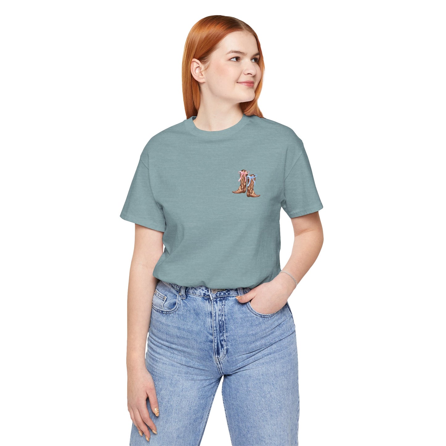 Let's Get Western Women's Tshirt, Bella Canvas, Cowgirl Shirt, Boot Shirt, Bow Shirt, Trendy, Gifts For Her