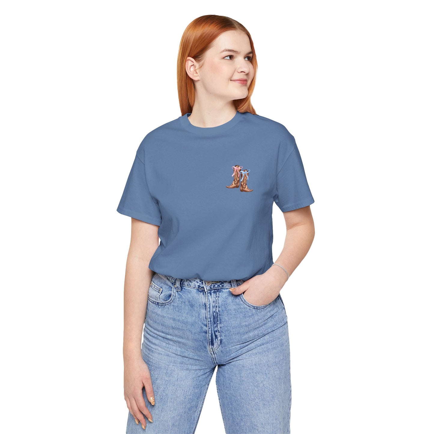 Let's Get Western Women's Tshirt, Bella Canvas, Cowgirl Shirt, Boot Shirt, Bow Shirt, Trendy, Gifts For Her