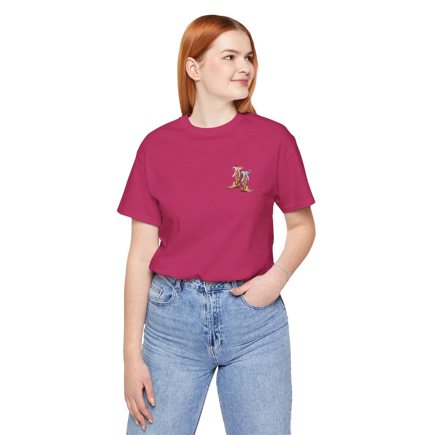 Let's Get Western Women's Tshirt, Bella Canvas, Cowgirl Shirt, Boot Shirt, Bow Shirt, Trendy, Gifts For Her