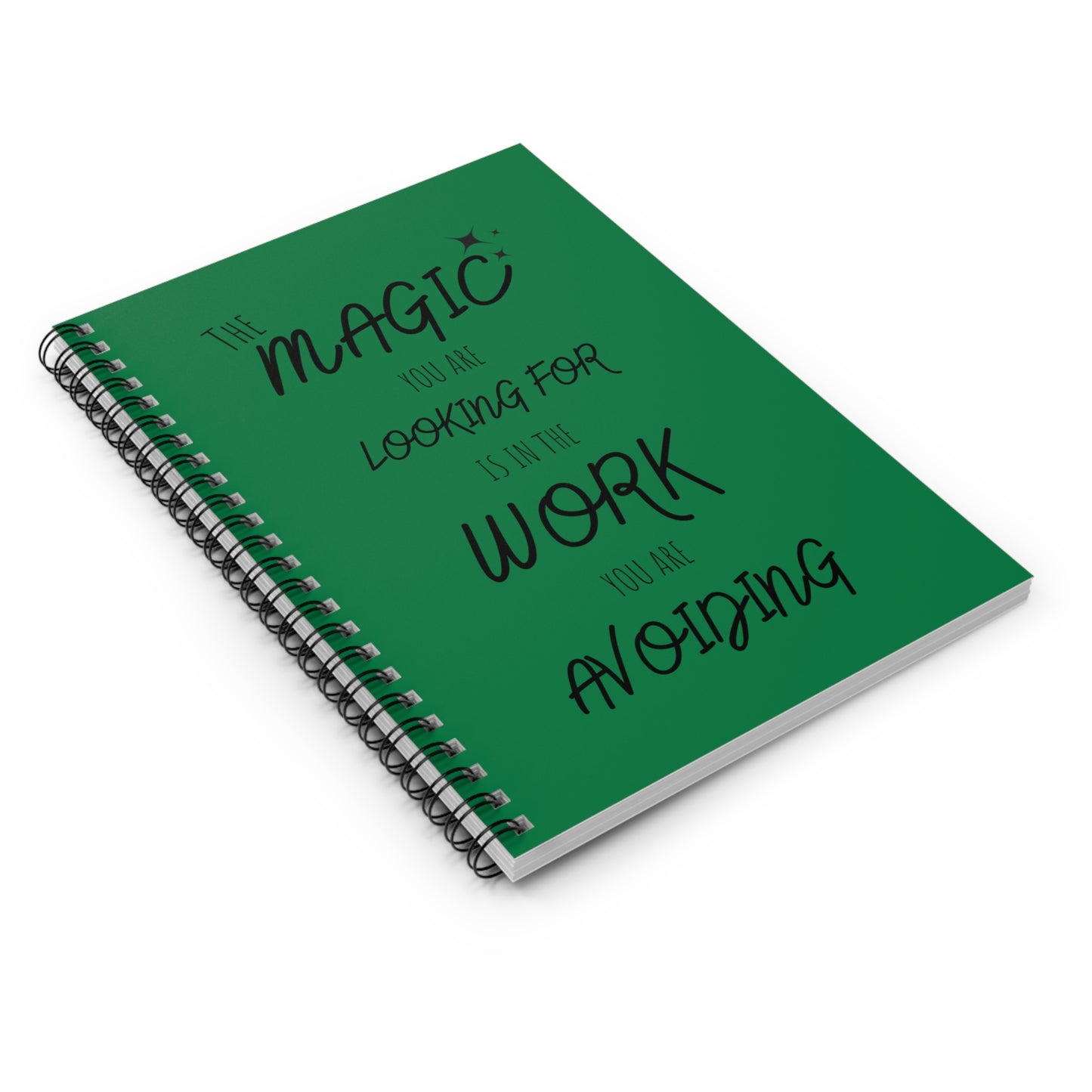 Notebooks, Spiral Notebook, Motivational Notebook, Gift Idea for Coworker, Gift Idea for Women