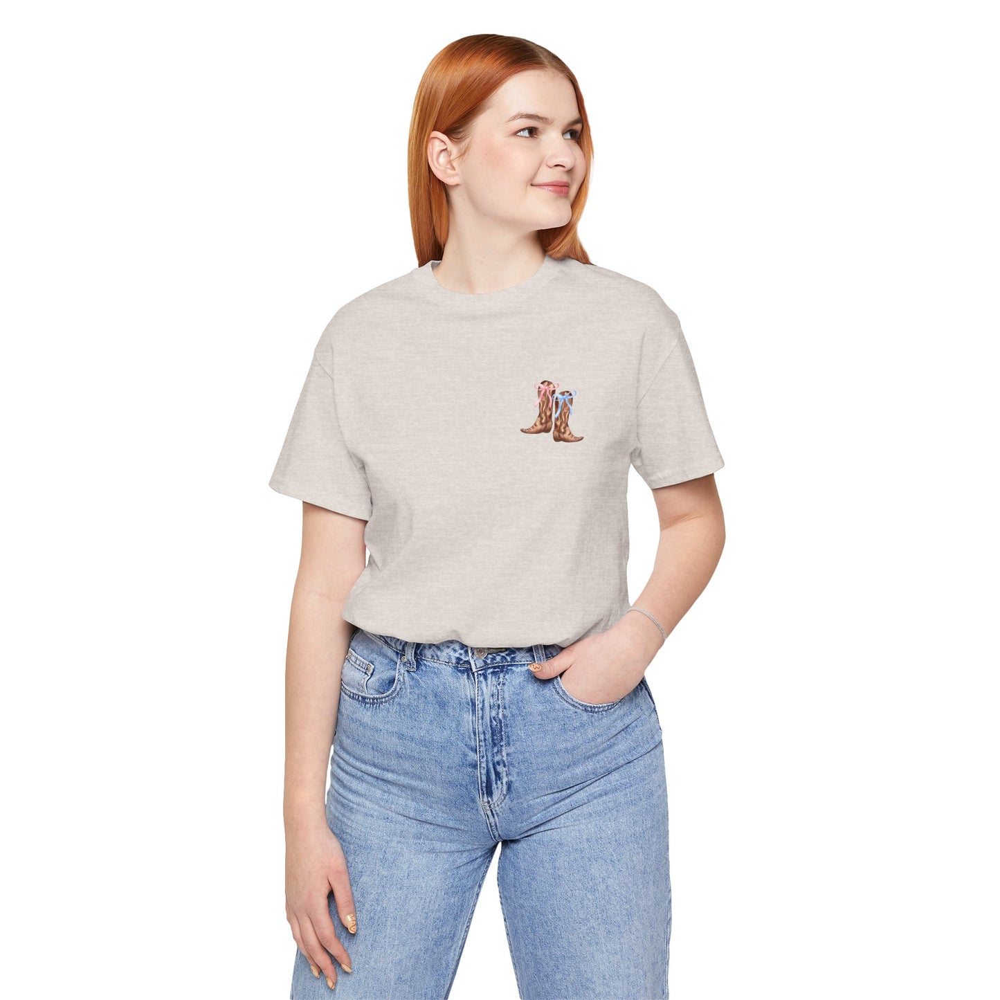 Let's Get Western Women's Tshirt, Bella Canvas, Cowgirl Shirt, Boot Shirt, Bow Shirt, Trendy, Gifts For Her