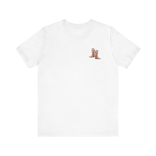 Let's Get Western Women's Tshirt, Bella Canvas, Cowgirl Shirt, Boot Shirt, Bow Shirt, Trendy, Gifts For Her
