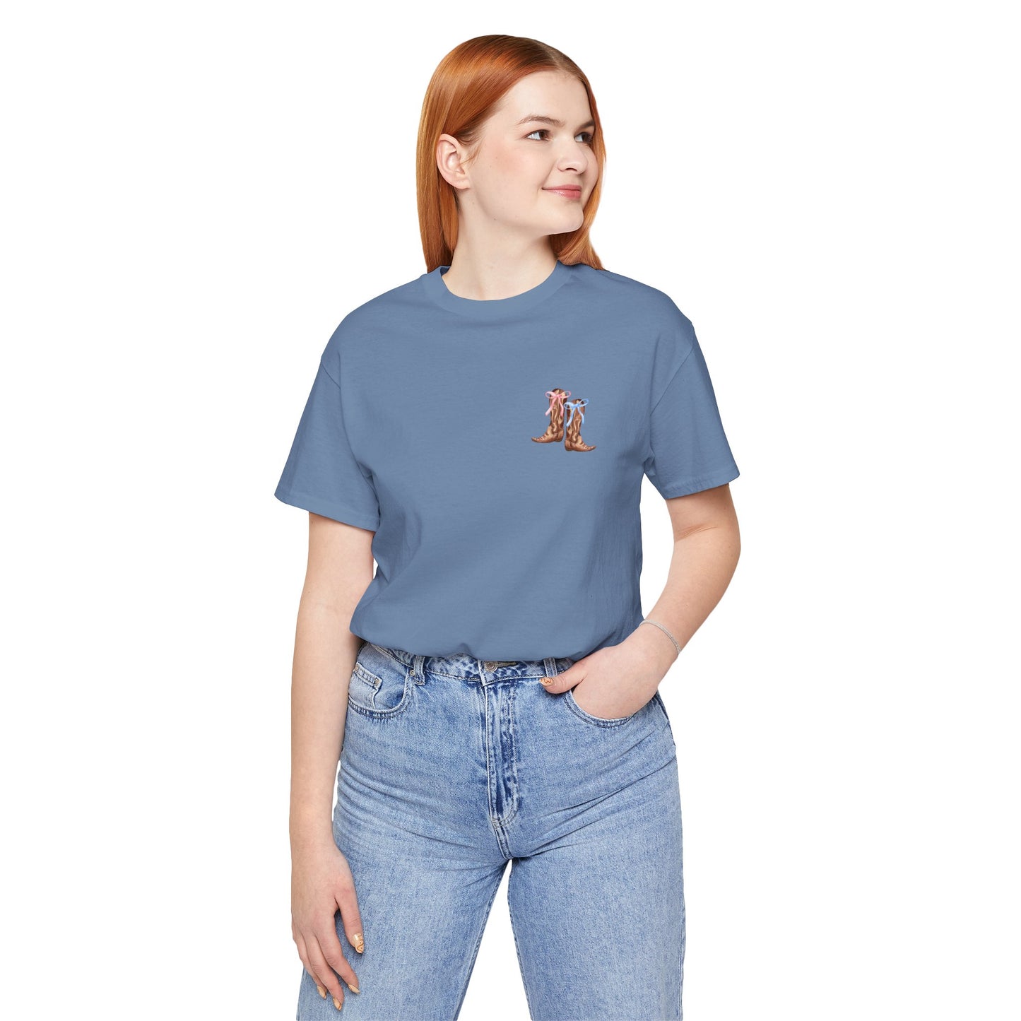 Let's Get Western Women's Tshirt, Bella Canvas, Cowgirl Shirt, Boot Shirt, Bow Shirt, Trendy, Gifts For Her